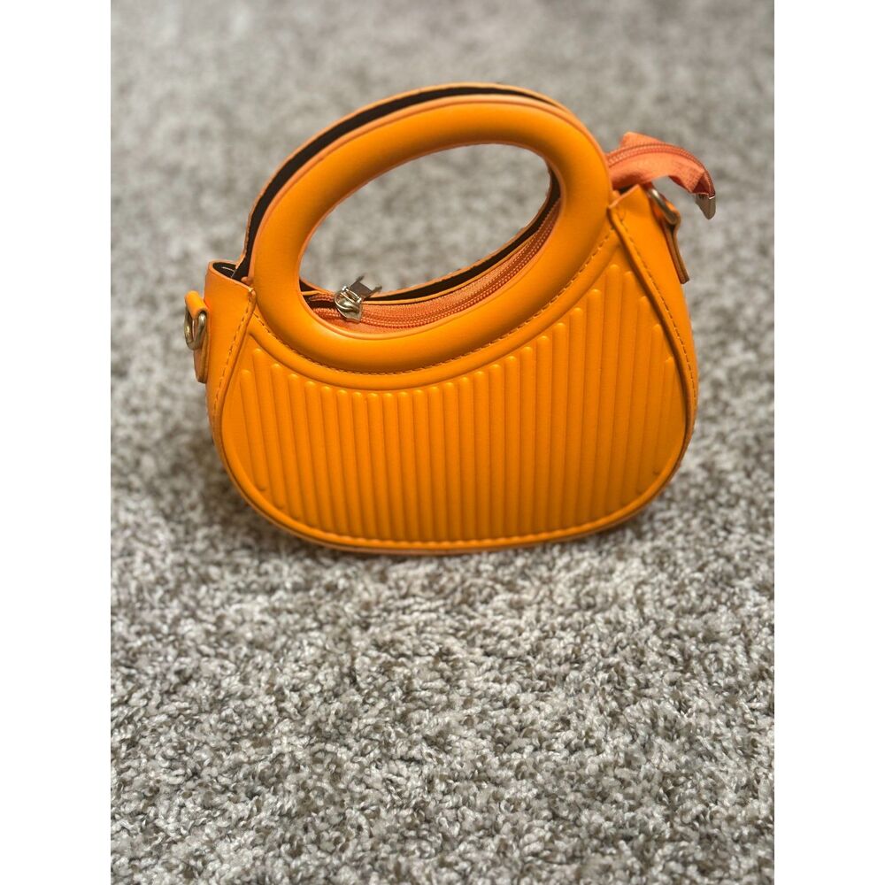 Orange Unique Shape Purse